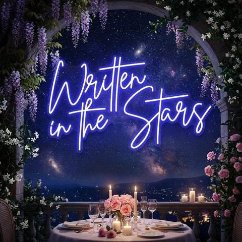 Written In The Stars Led Neon Sign Light