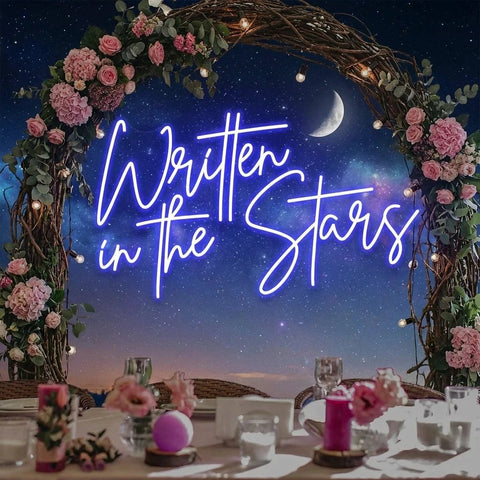 Written In The Stars Led Neon Sign Light