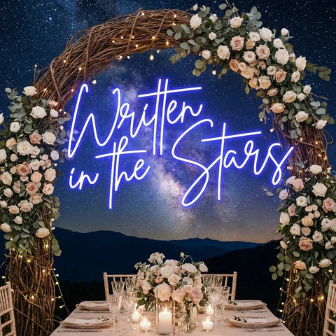 Written In The Stars Led Neon Sign Light