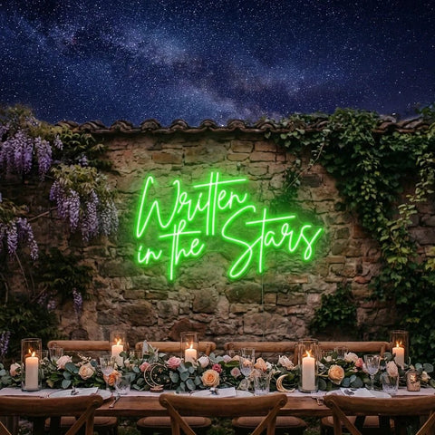 Written In The Stars Led Neon Sign Light
