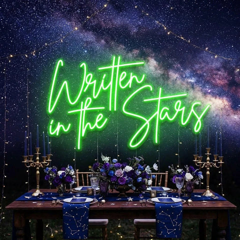 Written In The Stars Led Neon Sign Light