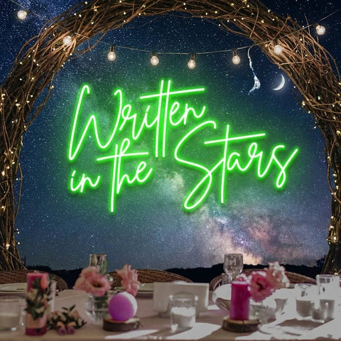 Written In The Stars Led Neon Sign Light