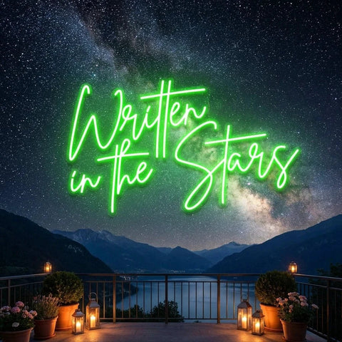 Written In The Stars Led Neon Sign Light