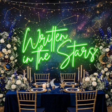 Written In The Stars Led Neon Sign Light