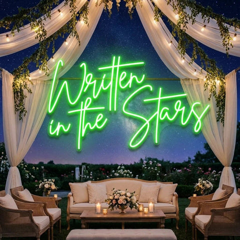 Written In The Stars Led Neon Sign Light