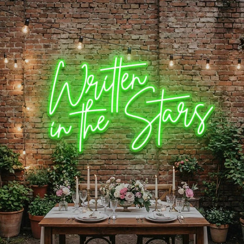 Written In The Stars Led Neon Sign Light
