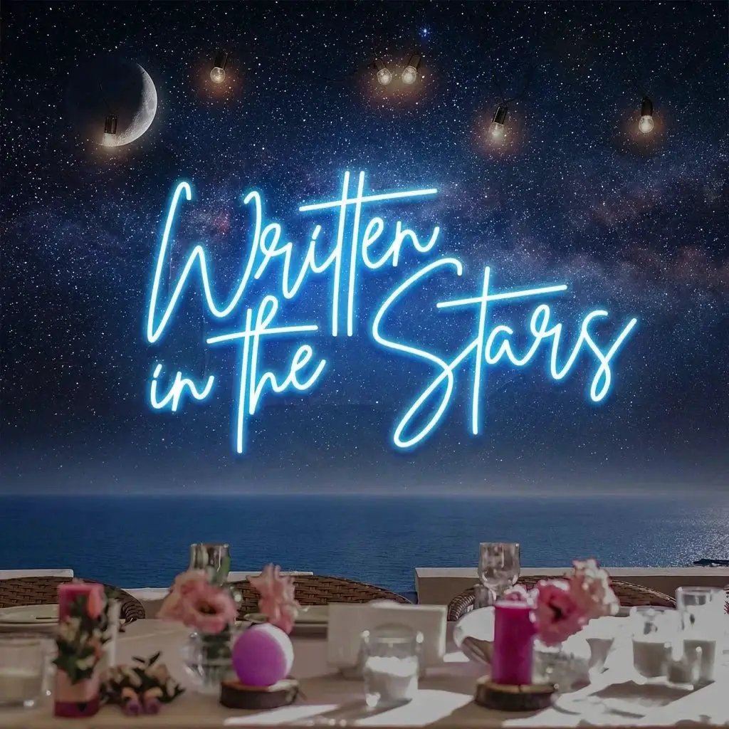 Written In The Stars Led Neon Sign Light
