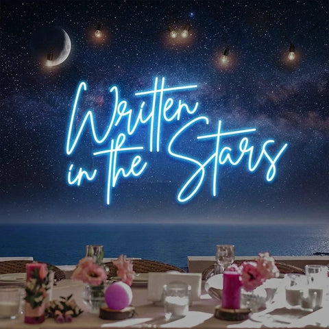 Written In The Stars Led Neon Sign Light
