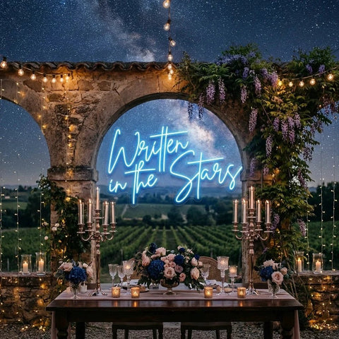 Written In The Stars Led Neon Sign Light