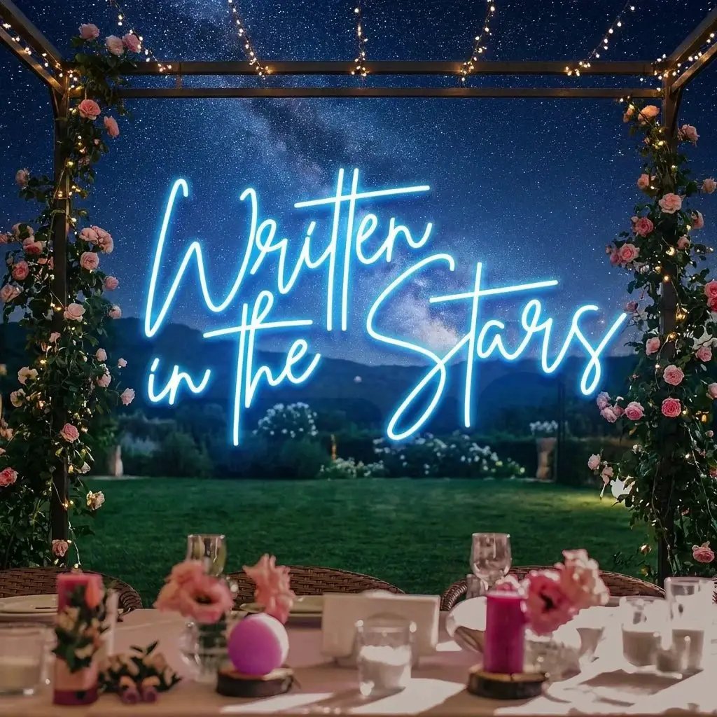 Written In The Stars Led Neon Sign Light
