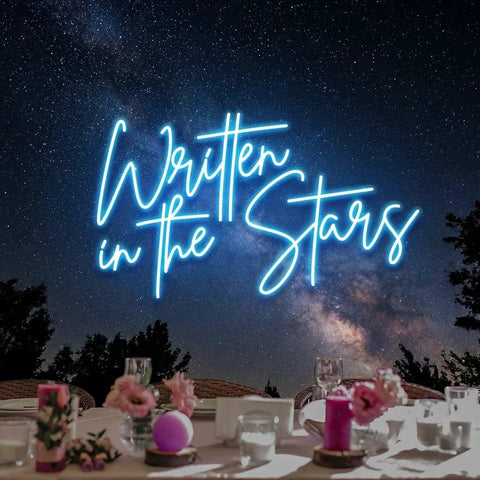 Written In The Stars Led Neon Sign Light