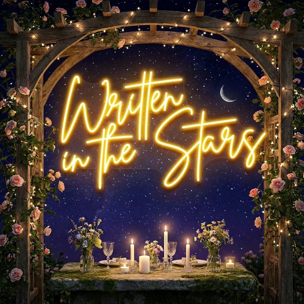 Written In The Stars Led Neon Sign Light