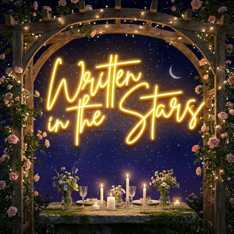 Written In The Stars Led Neon Sign Light