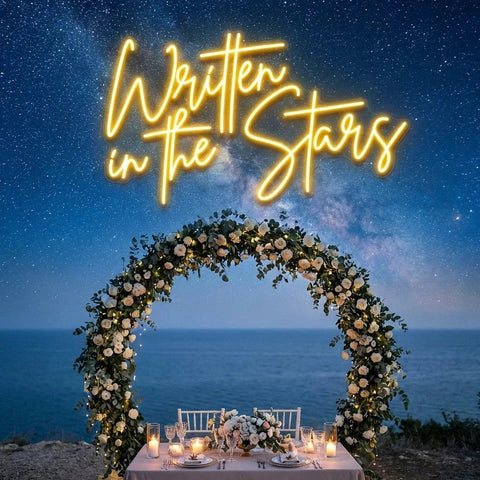 Written In The Stars Led Neon Sign Light