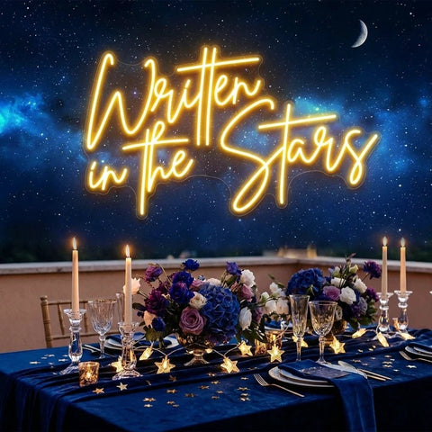 Written In The Stars Led Neon Sign Light