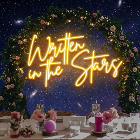 Written In The Stars Led Neon Sign Light