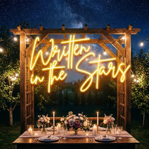 Written In The Stars Led Neon Sign Light