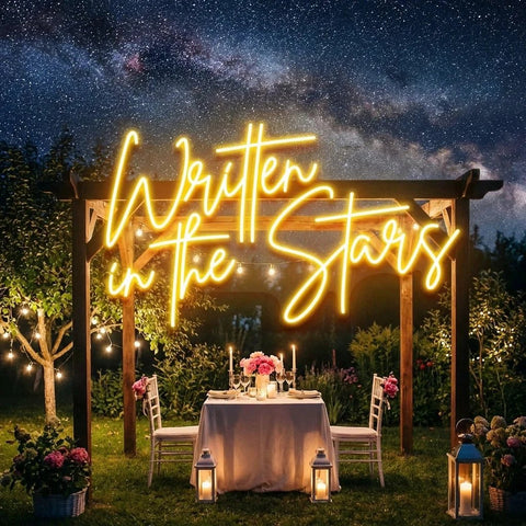 Written In The Stars Led Neon Sign Light