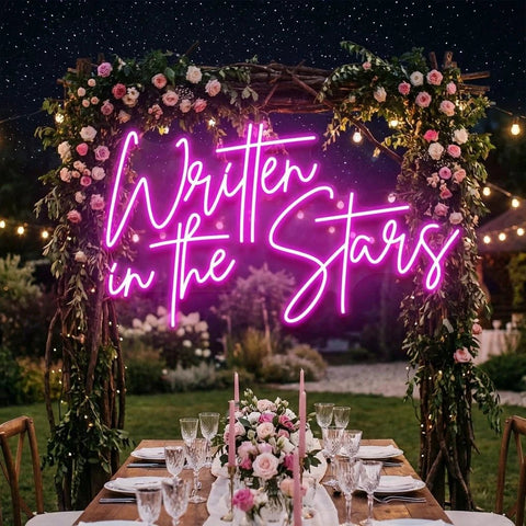 Written In The Stars Led Neon Sign Light
