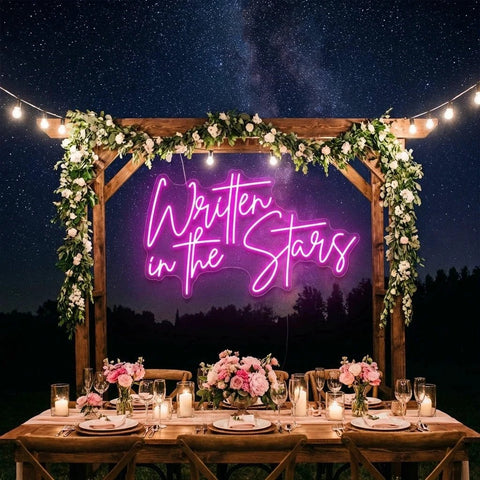 Written In The Stars Led Neon Sign Light