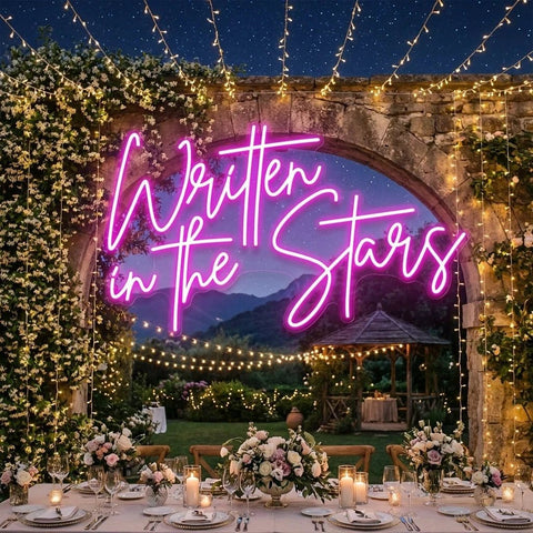 Written In The Stars Led Neon Sign Light