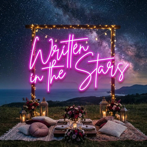 Written In The Stars Led Neon Sign Light