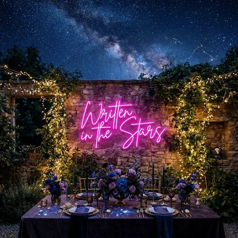 Written In The Stars Led Neon Sign Light