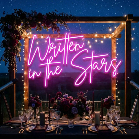 Written In The Stars Led Neon Sign Light