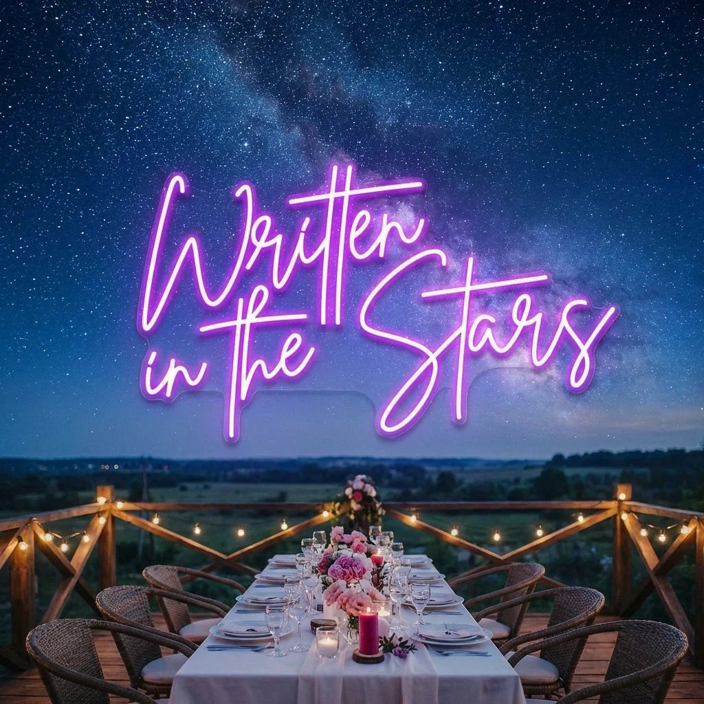 Written In The Stars Led Neon Sign Light
