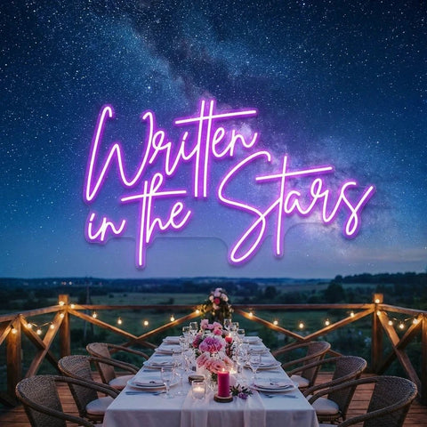 Written In The Stars Led Neon Sign Light