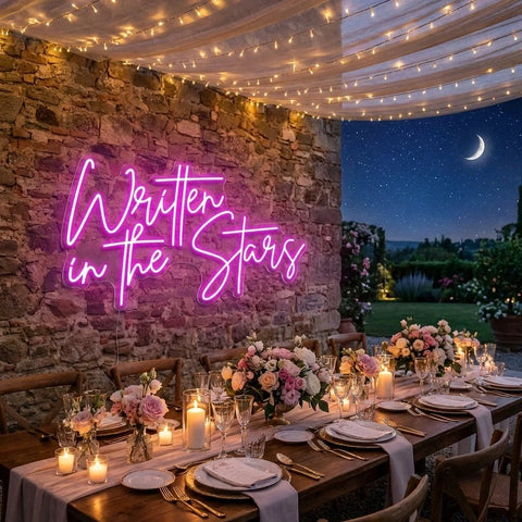 Written In The Stars Led Neon Sign Light