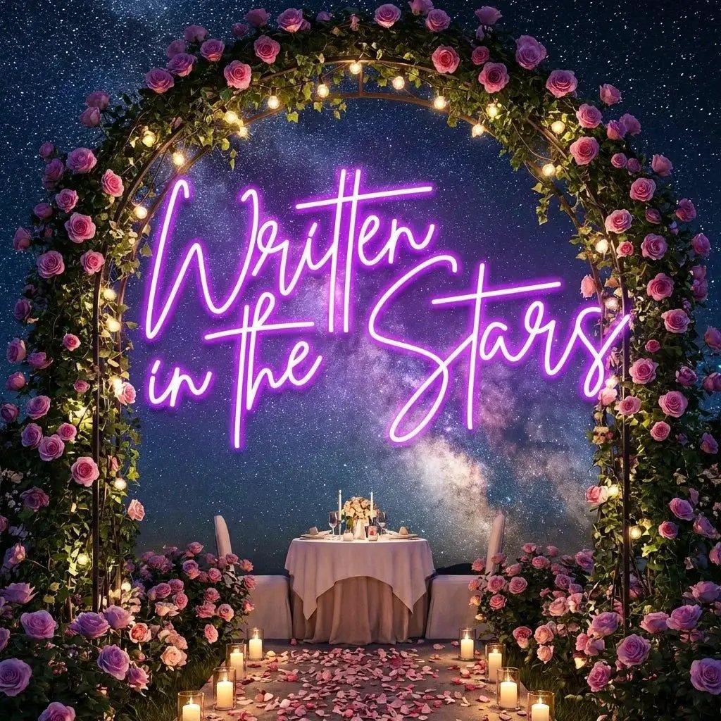Written In The Stars Led Neon Sign Light