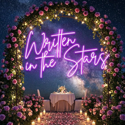 Written In The Stars Led Neon Sign Light