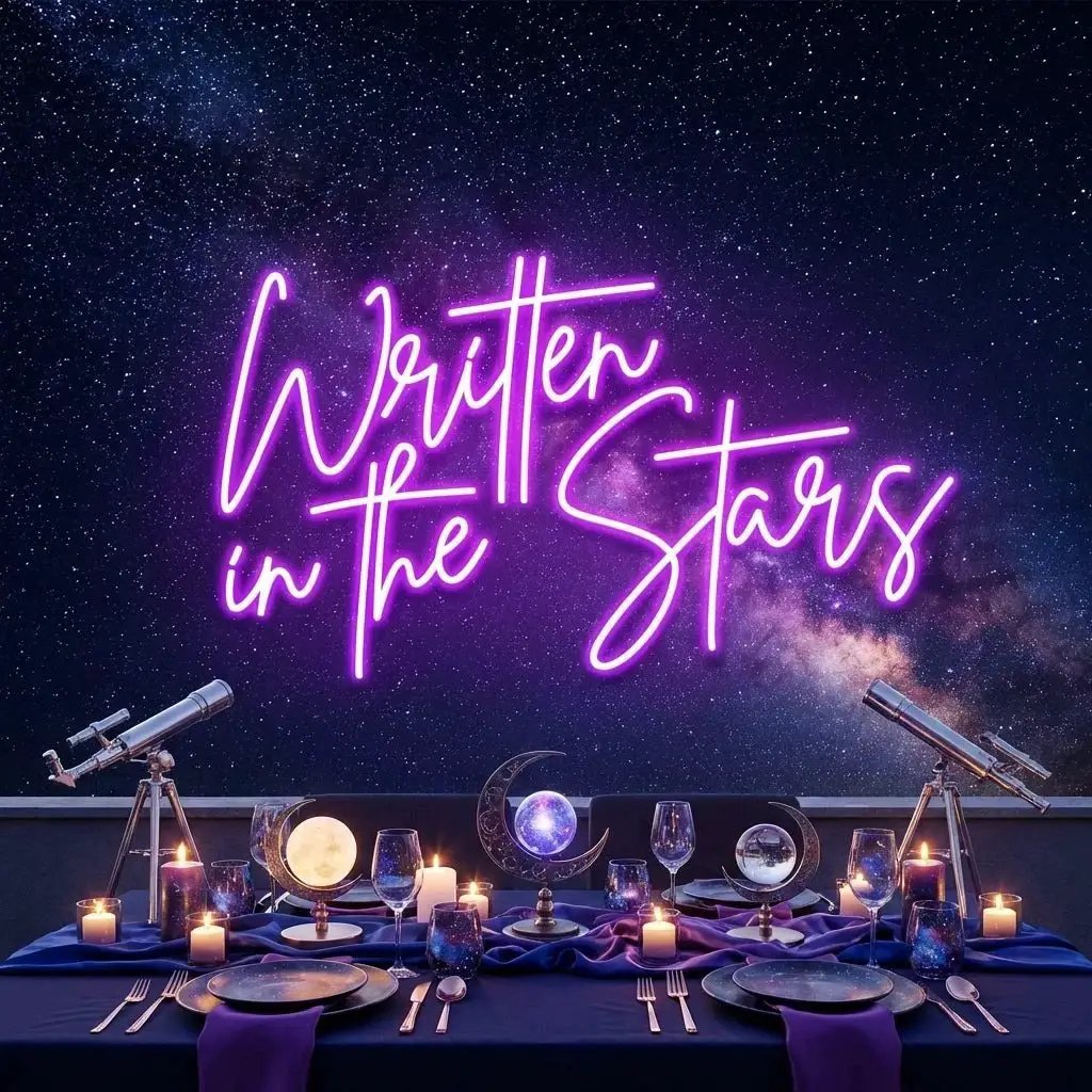 Written In The Stars Led Neon Sign Light
