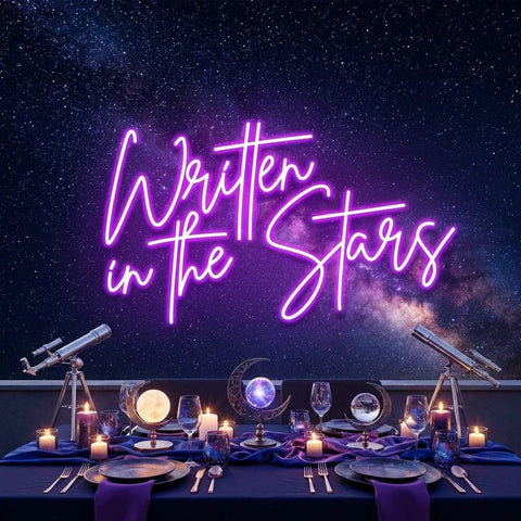 Written In The Stars Led Neon Sign Light