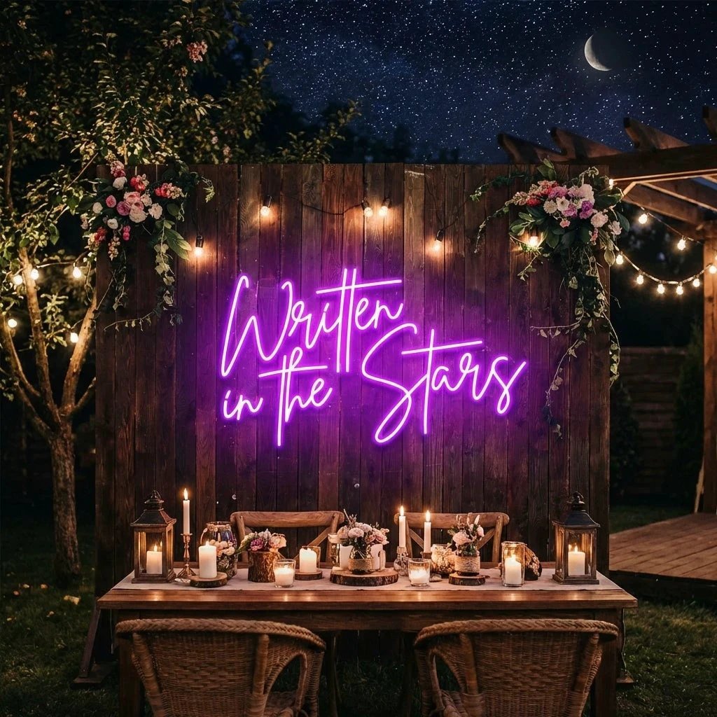 Written In The Stars Led Neon Sign Light