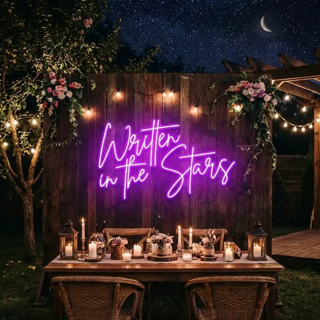 Written In The Stars Led Neon Sign Light