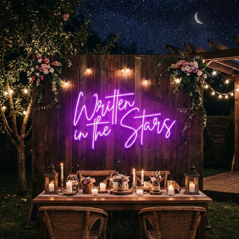 Written In The Stars Led Neon Sign Light