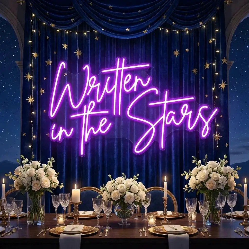 Written In The Stars Led Neon Sign Light