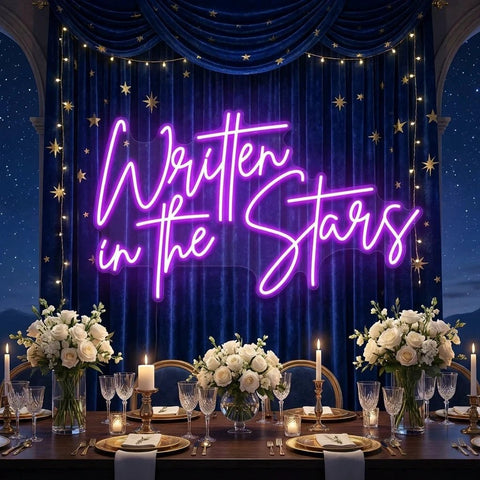 Written In The Stars Led Neon Sign Light