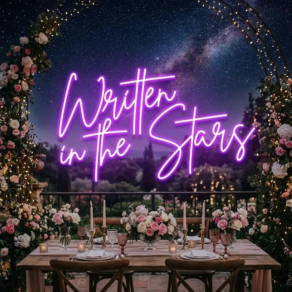Written In The Stars Led Neon Sign Light