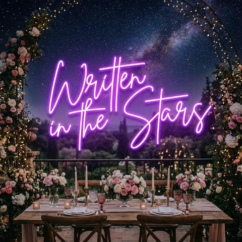 Written In The Stars Led Neon Sign Light