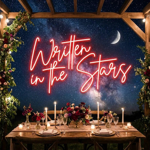 Written In The Stars Led Neon Sign Light