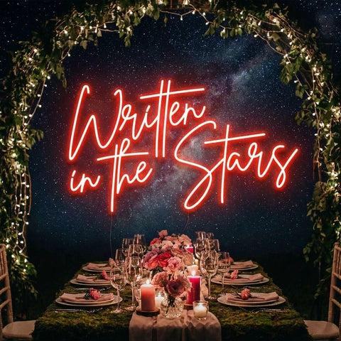 Written In The Stars Led Neon Sign Light