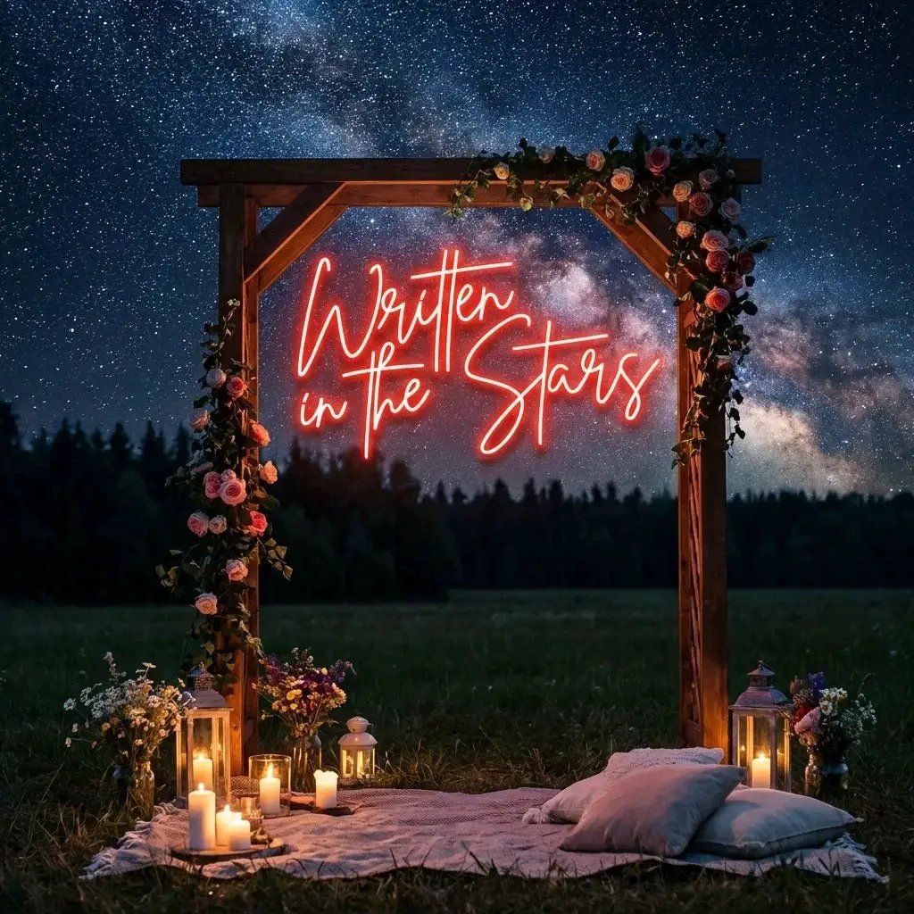 Written In The Stars Led Neon Sign Light