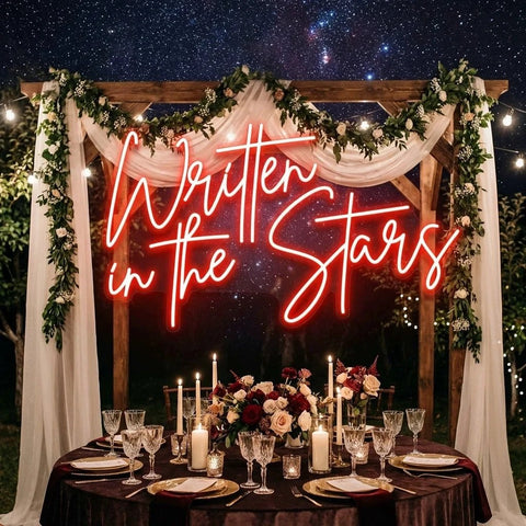 Written In The Stars Led Neon Sign Light