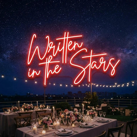 Written In The Stars Led Neon Sign Light