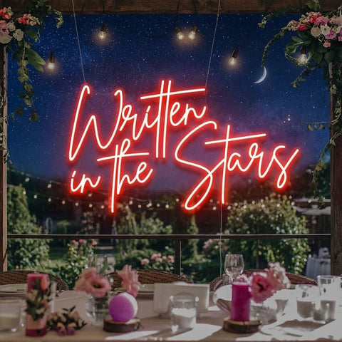 Written In The Stars Led Neon Sign Light