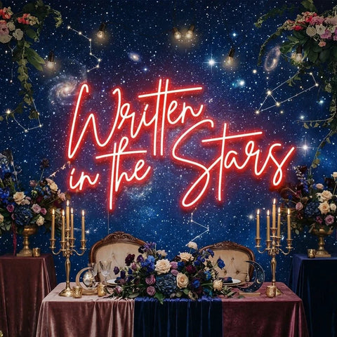 Written In The Stars Led Neon Sign Light
