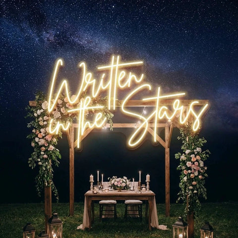 Written In The Stars Led Neon Sign Light